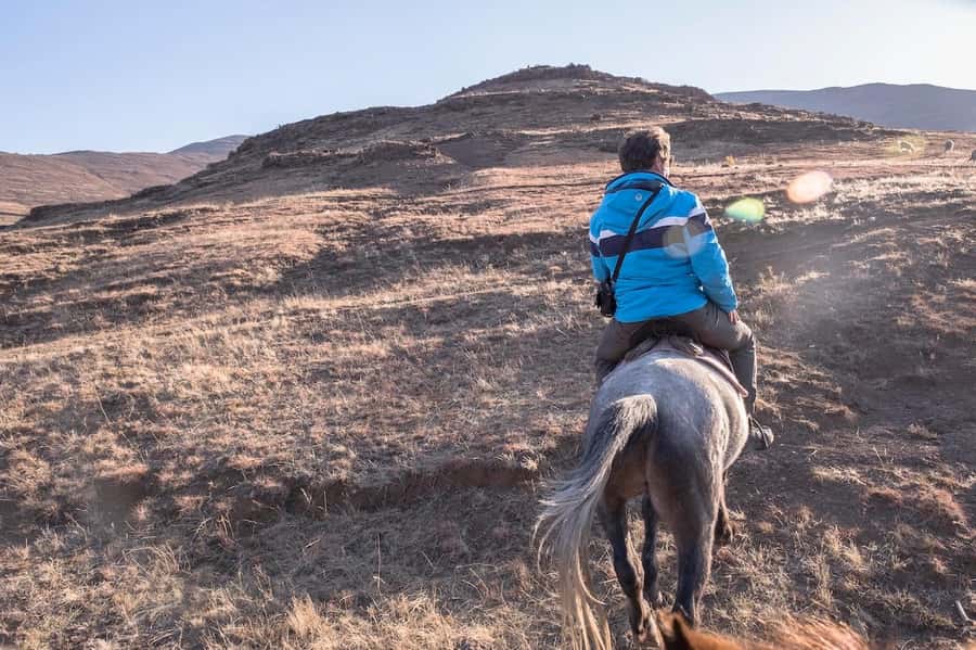4x4 into Lesotho From Underberg - Horse Ride / Village Life - Basotho village bread tasting, what to expect and what to watch for