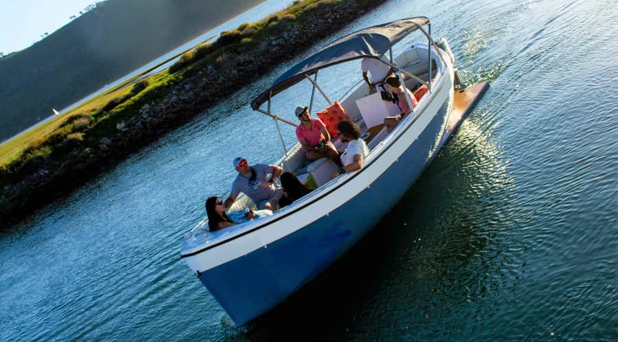 75 Minute Knysna Lagoon Charter - Serendipity, Thesen Island, and Pickup at Thesen Harbour Town