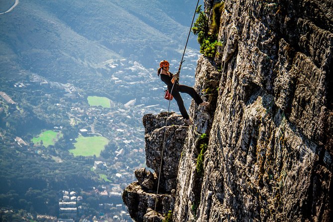 Abseiling Table Mountain - Cable car up, or a hike for the extra-active