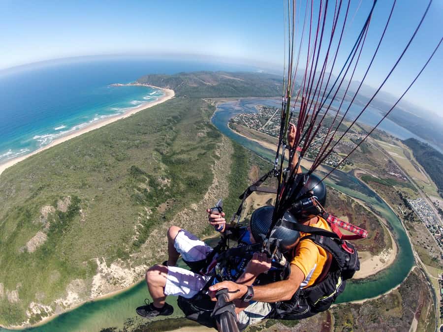 Adventure Tandem Paragliding Flight - Meeting point at the Dolphin Paragliding tent