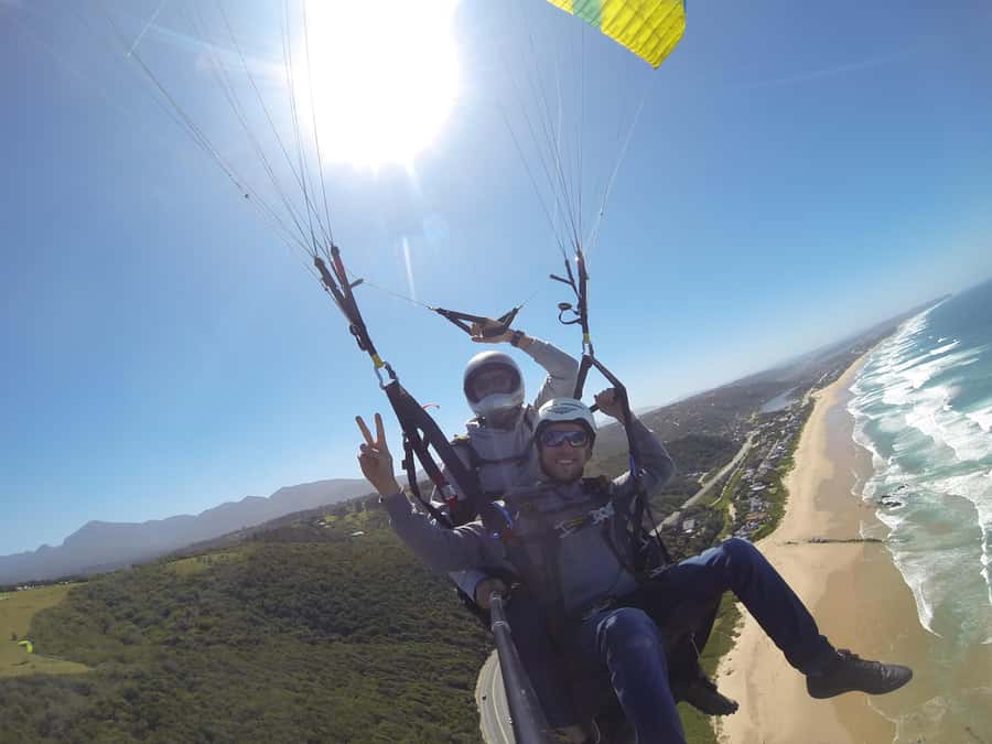 Adventure Tandem Paragliding Flight - Gear, harness, and the short safety talk that matters