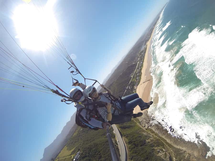 Adventure Tandem Paragliding Flight - The flight itself: wind in your hair, birds-eye views below