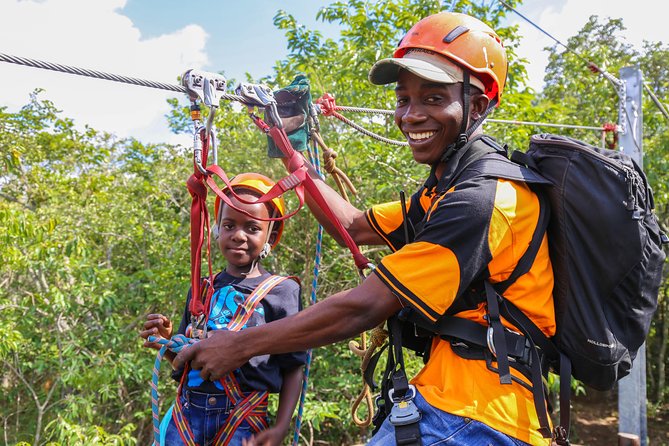 Aerial Cable Trail in Hazyview - The route details: 1.2 km of platforms over the Sabie River valley