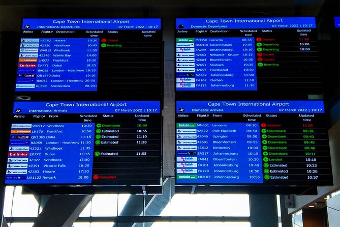Airport Shuttle Transfer from Airport to Cape Town City Center - Communication That Saves Time on Arrival Days