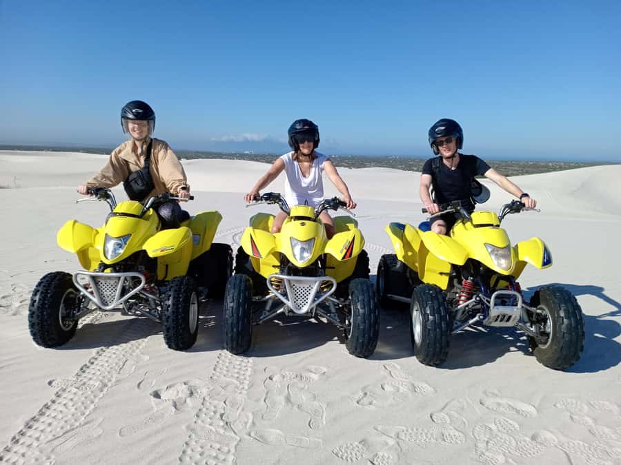 ATLANTIS DUNES-CAPE TOWN: ATV ADVENTURE & PHOTO SESSION - Atlantis Dunes riding, why the white sand feels so different