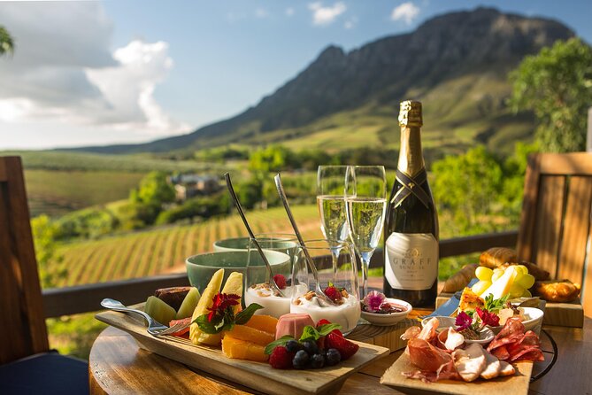 Cape Peninsula Helicopter Private Tour with Stellenbosch Wine Tasting & Lunch - Delaire Graff: second tasting and the 4-course lunch (food only)
