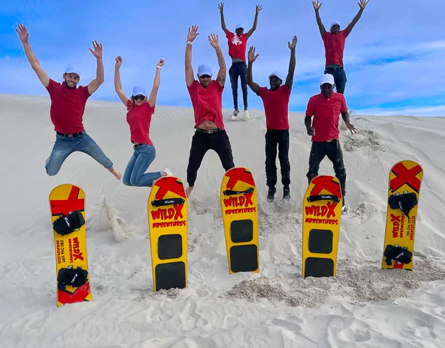 CAPE TOWN: GLAM SANDBOARDING IN ATLANTIS DUNES WITH WILDX - The guide matters: helpful coaching for repeat runs