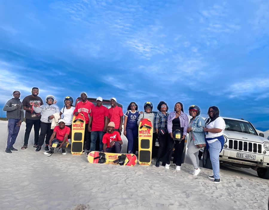 CAPE TOWN: GLAM SANDBOARDING IN ATLANTIS DUNES WITH WILDX - How the 75 minutes run, with lifts between each slide