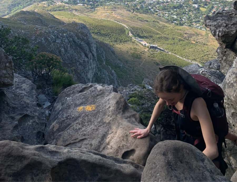Cape Town: Half-Day India Venster Hike on Table Mountain - Fountain Ledge, the route around the mountain, and reaching the top
