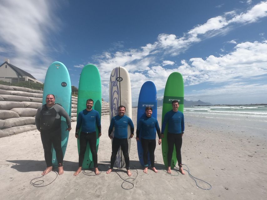 Cape Town:Learn to surf with the best view of Table Mountain - What Gear You Get, What to Bring, and How Not to Freeze