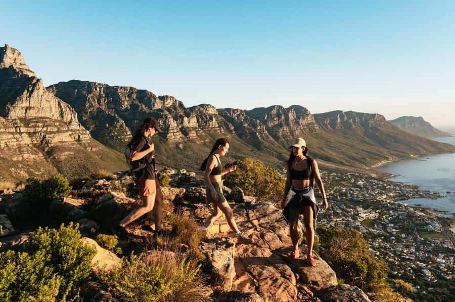 Cape Town: Lion's Head Guided Hike at Sunset - Meeting at Signal Hill Road, then getting set up for a real climb