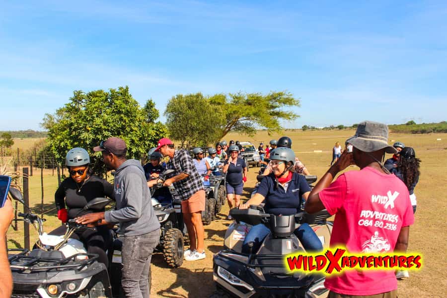 CAPE TOWN: QUAD BIKE FUN RIDE AT OSTRICH RANCH, DURBANVILLE - Your 45 minutes on the clock, with 30 minutes actually riding