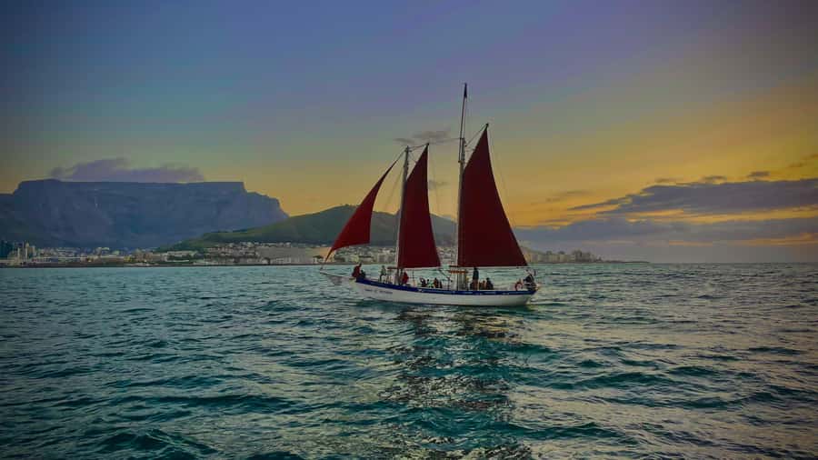 Cape Town: Sunset Cruise from V&A Waterfront with Bubbly - Table Bay section: the city feels different from the water