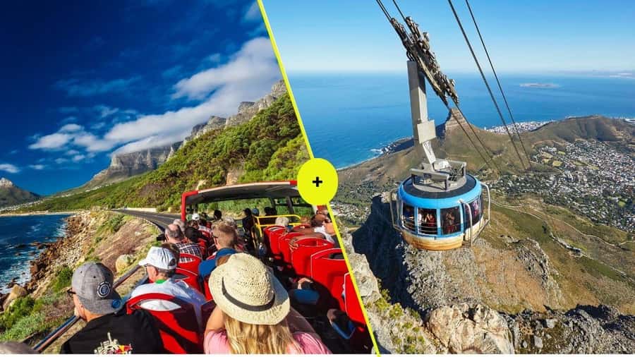 Cape Town: Table Mountain Cable Car, Hop-On Hop-Off Bus Tour - Starting at the V&A Waterfront, then turning Cape Town into a loop