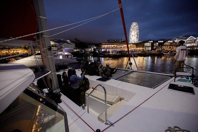 Catamaran Sunset Champagne Cruise Cape Town - Drinks on board: sparkling toast, soft drinks, and a cash bar