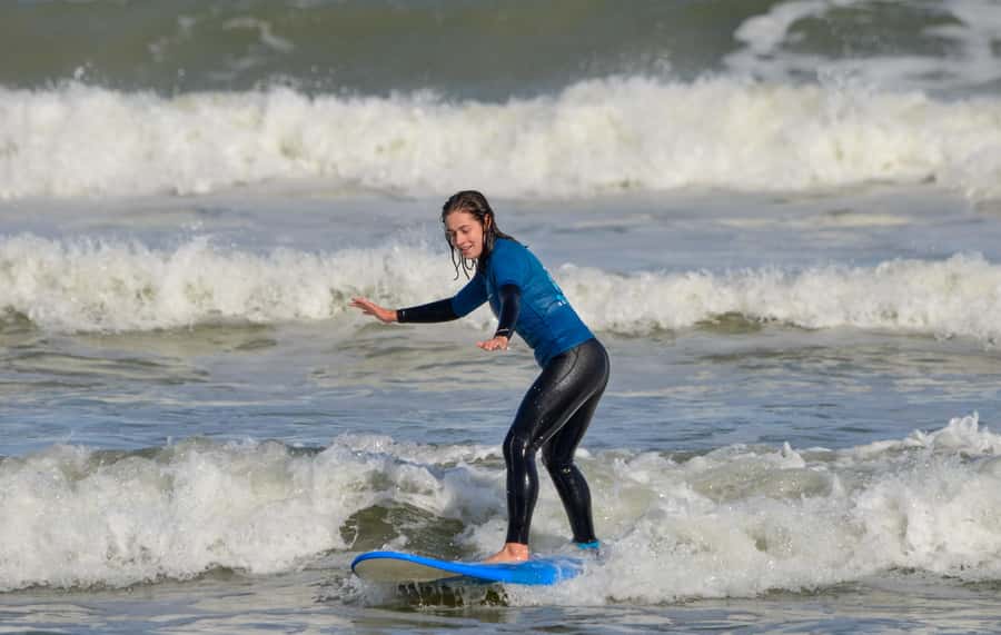 Catch your first waves in Cape Town - Reading waves, steering left and right, and staying safe