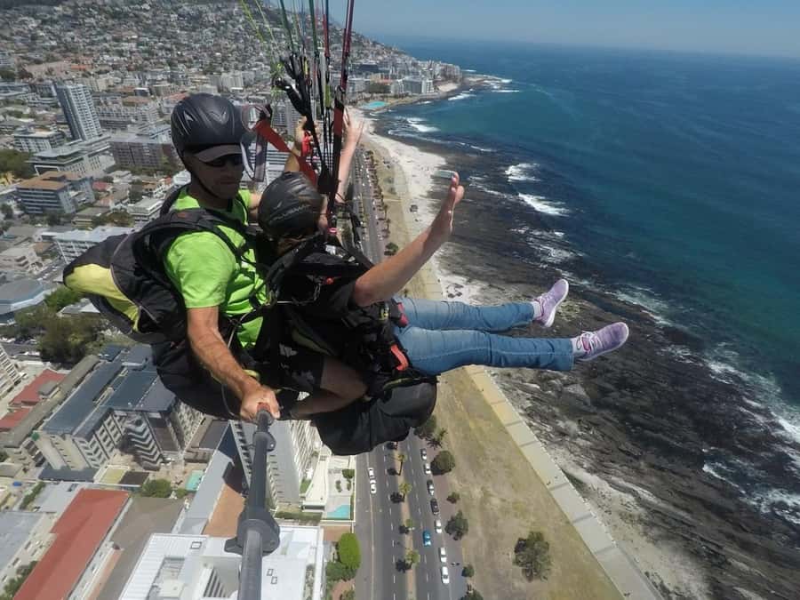 Discover Cape Town Tandem Paragliding - Flying Over Cape Town From a Real Launch Point