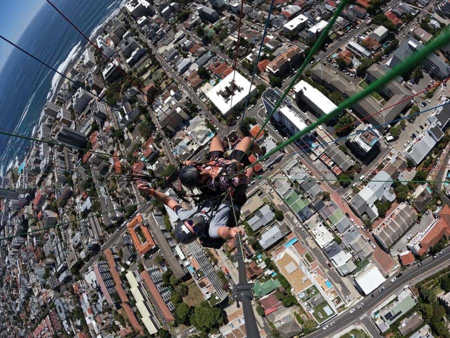 Discover Cape Town Tandem Paragliding - Landing at Sea Point Promenade and Getting Back to Comfort