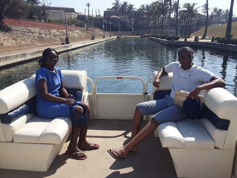 Durban Point Waterfront: Luxury Canal Boat Cruise - The Luxury Pontoon Boat, Seating, Decks, and Safety