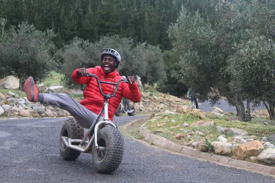 Franschhoek: Downhill Scooter Tour - Safety briefing first, then the real downhill fun