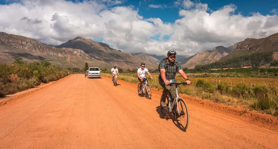 Franschhoek: Private E-bike Ride & Wine Experience - First Pedals From Franschhoek Village: where the day actually starts
