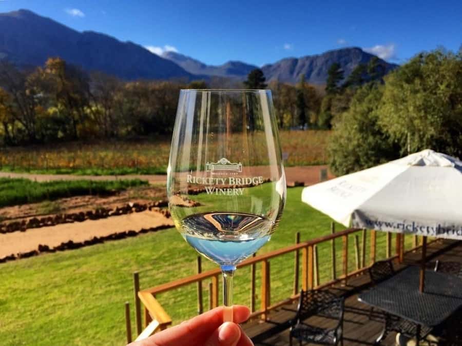 From Cape Town: Full-Day Cape Winelands Taste Tour + Tram - Rickety Bridge tasting and the sweet Muratie finale