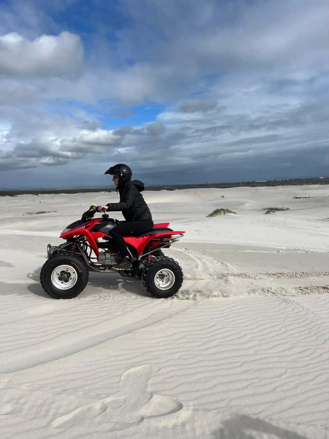 From Cape Town: Quad Bike Sand Dunes, Transport Included - Pass by, not the point: Bloubergstrand and Paarden Eiland