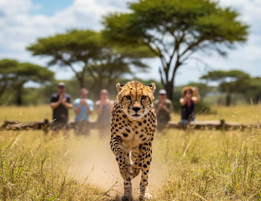 From Johannesburg: Cheetah Tour - Ann van Dyk Cheetah Centre at De Wildt: what you see and what you learn