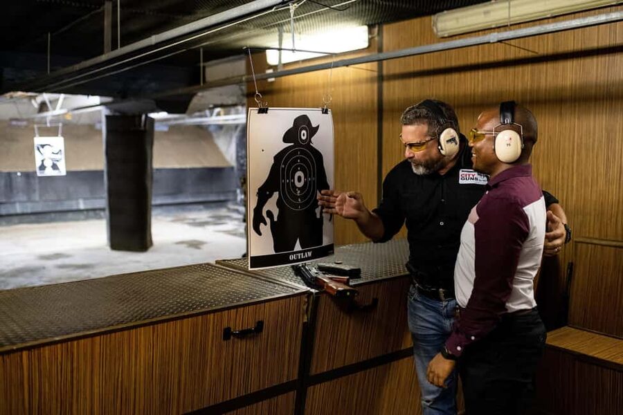 Gun Fun - Special Forces Indoor Shooting - What You Shoot: Assault Rifle, 12 Gauge Shotgun, .45 ACP