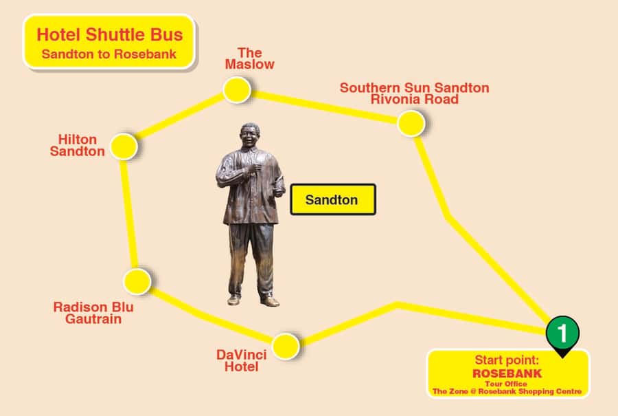 Johannesburg: Hop-On Hop-Off Bus with Optional Soweto Tour - Soweto in 2 hours: FNB Stadium to Mandela House (8115 Vilakazi)