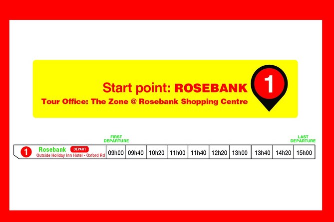 Johannesburg Hop-On Hop-Off City Tour with Soweto Option - Route Breakdown: Melrose to Constitution Hill