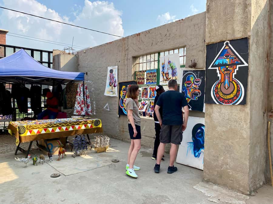 Johannesburg: Street Art and Culture in Maboneng! - Home of the Bean meeting point and the 15-minute safety brief