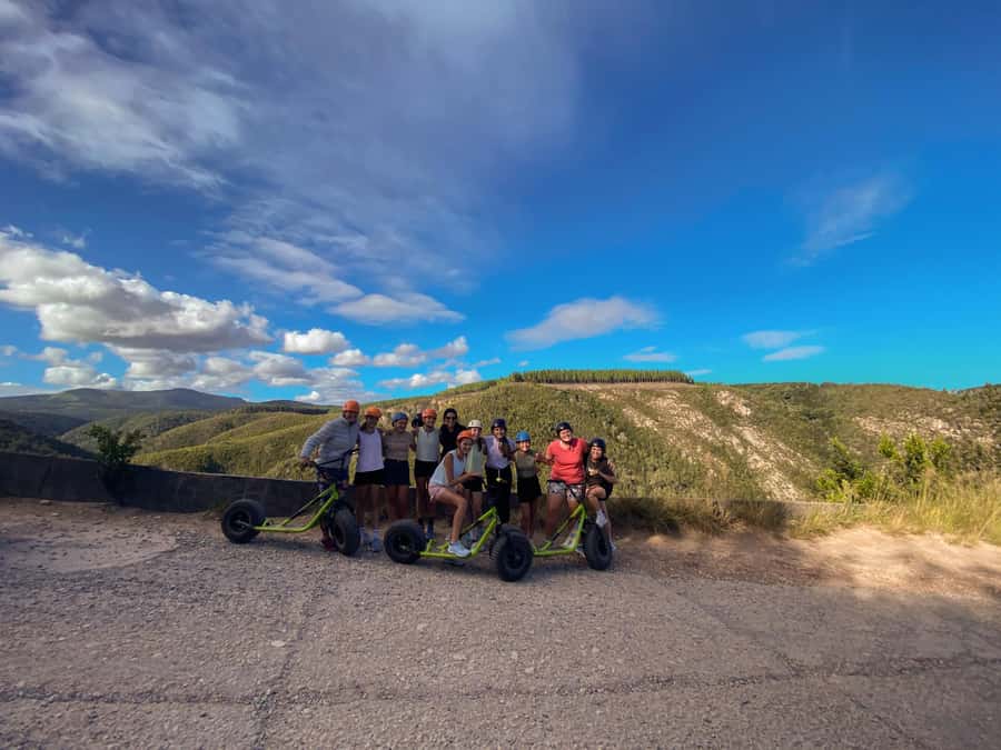 Knysna: Downhill Forest Scootour Adventure - The 90-minute flow: minibus ride, briefing, downhill session, back again