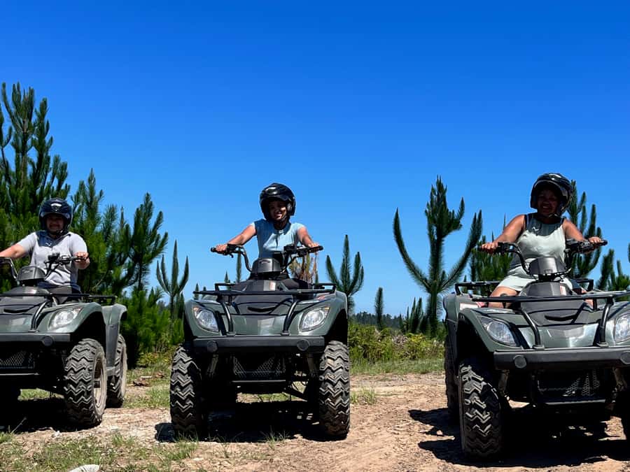 Knysna: Guided Quad Bike Tour in the Forest - Your 1-hour ride: 12-15 km through pine and indigenous forest