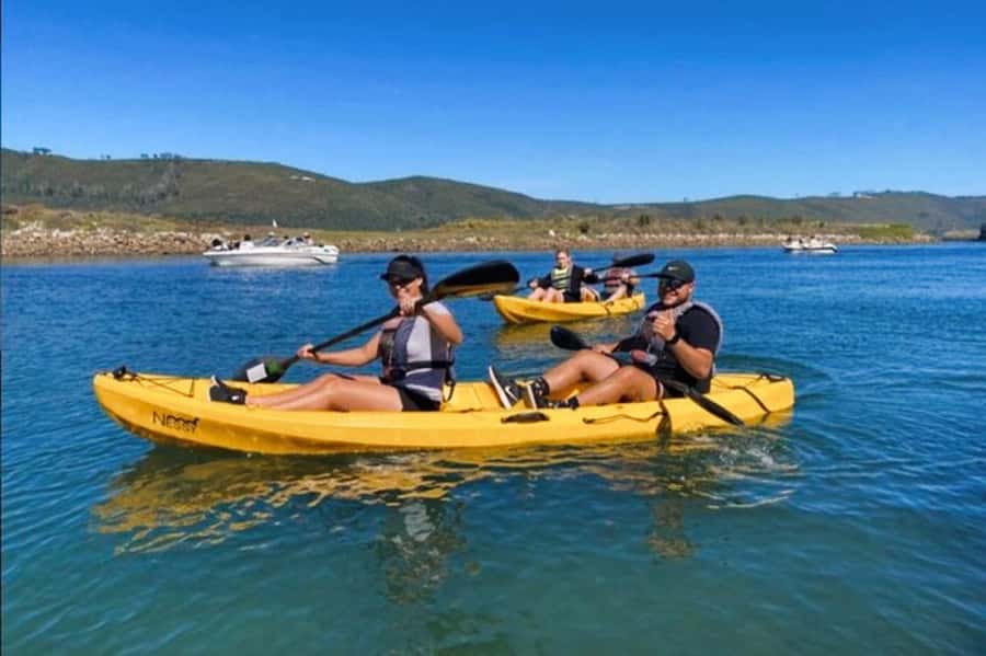 Knysna Kayak Hire - Price and time: why $15 for an hour is good value