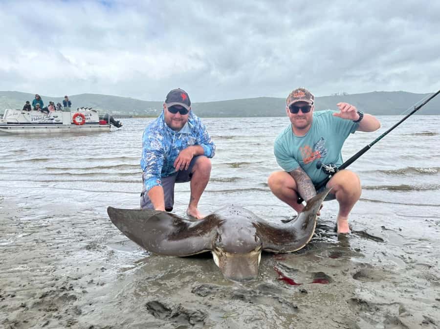 Knysna Lagoon Fishing Charter - Meeting at The Water Club, Then Moving Fast to Fishing Mode