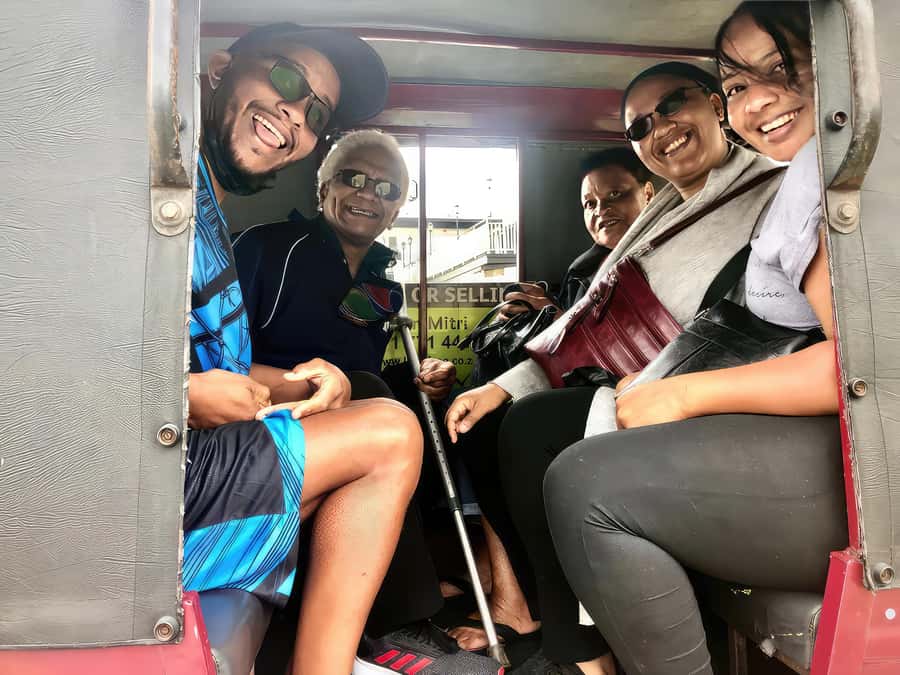 Port Elizabeth tuk-tuk tour, experience the natural beauty. - Harbor area, fort, and city sights before the coast