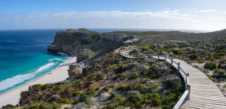 PRIVATE FULL DAY CAPE PENINSULA TOUR - Cape of Good Hope and Cape Point: The Walk, the Boards, and Spotting Wildlife