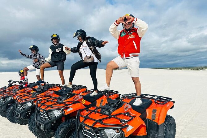Quad bike in the Atlantis sand dunes Cape Town - Riding the dunes: the guided loop, photo stops, and the 50-meter thrill