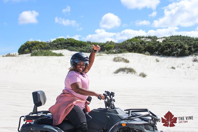 Quad bike in the Atlantis sand dunes Cape Town - The briefing and gear: how automatic bikes help beginners