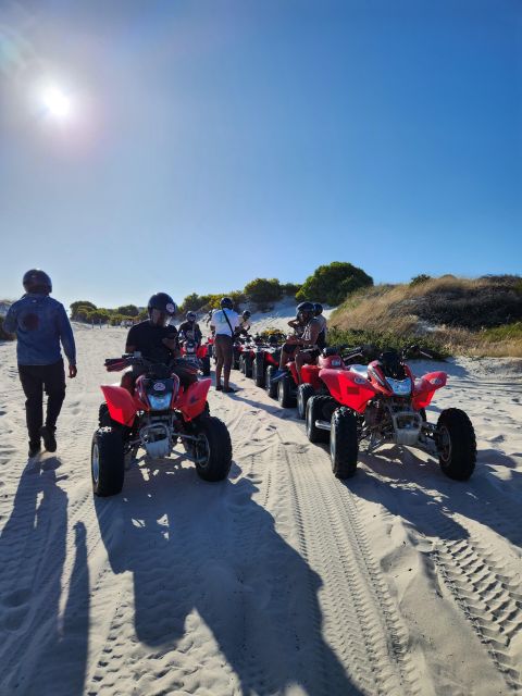 Quad biking Cape Town Atlantis Dunes - Sportrax quads and safety marshals: how the ride stays fun