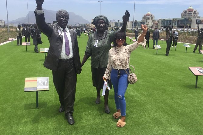 Robben Island and Long Walk To Freedom Historical Full day Tour. - The Long March to Freedom: 500 bronze icons in timeline order