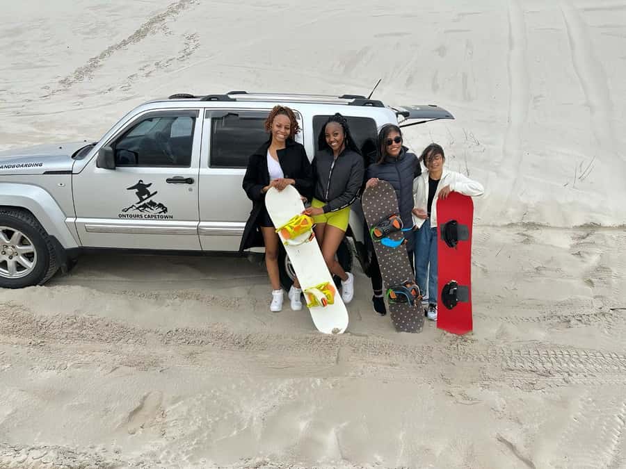 Sandboarding with jeep - drive uphill - The Jeep uphill: how it changes your sandboarding rhythm