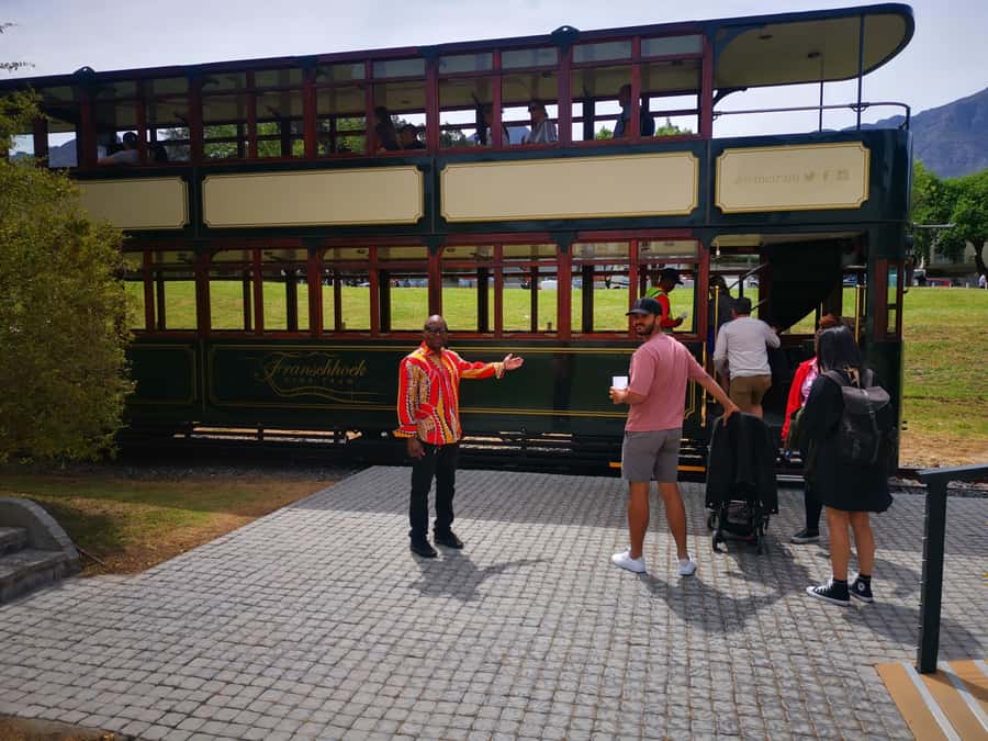 SCHEDULED FRANSCHHOEK WINE TRAM EXPERIENCE (by group size) - Cape Town pickup to Franschhoek timing: your 8-hour outline