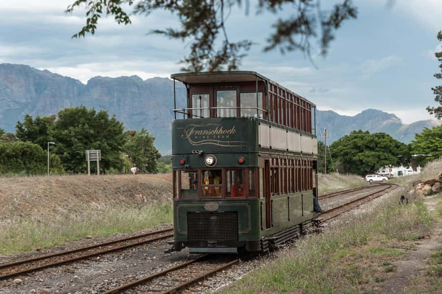 SCHEDULED FRANSCHHOEK WINE TRAM EXPERIENCE (by group size) - Hop-on hop-off tram ride: how to use it