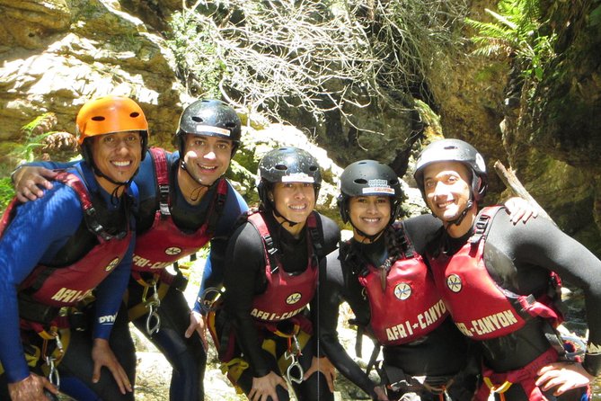 Short Canyoning Trip in The Crags - The Rush Waterfall (25m): The Abseil Moment People Remember