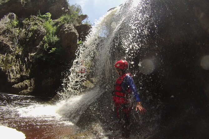 Standard Canyoning Trip in The Crags, South Africa - The 82-Foot (25-Meter) Waterfall Rappel: Control Pays Off