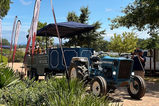 Stellenbosch Wine Tractor hop-on-hop off wine tasting tour - Webersburg, Annandale, and Alto: More Stops, More Choice, Same Relaxed Rhythm