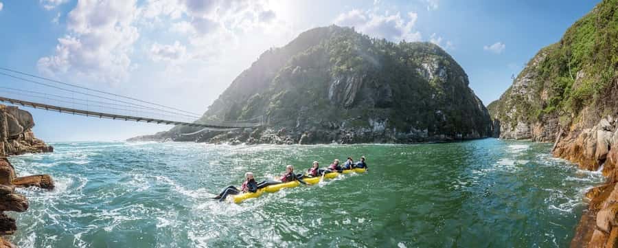 Storms River: Tsitsikamma National Park Blackwater Tubing - The Gear-Up Moment and the 800 m Gorge Walk