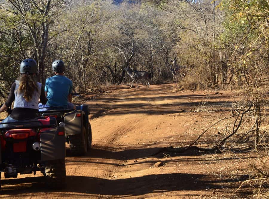 Sun City: Letsatsing Game Park Nature Trail Quad Bike Tour - Safety briefing and the 5-minute practice course